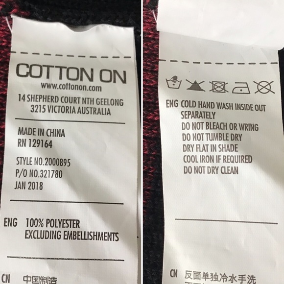 “Cotton:On” Color Block Sweater Dress (Sz S) - Picture 7 of 7